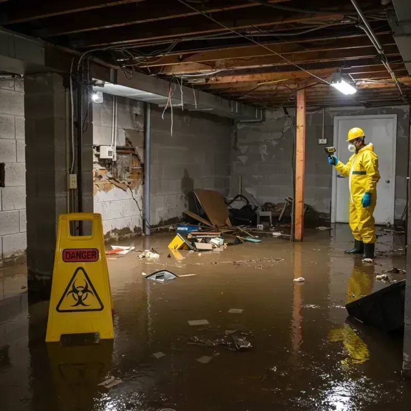 Flooded Basement Electrical Hazard in Haverhill, NH Property